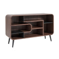 **Meuble de rangement en bois avec compartiments modernes**