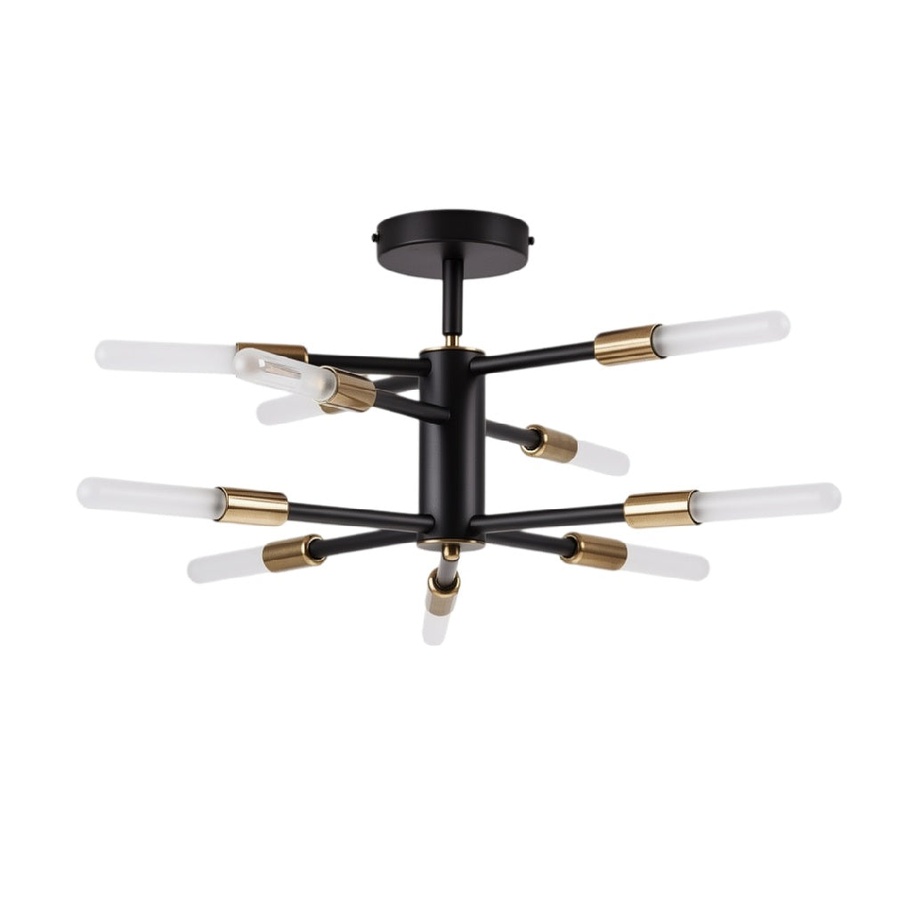 **Plafonnier moderne à bras articulés et ampoules LED**