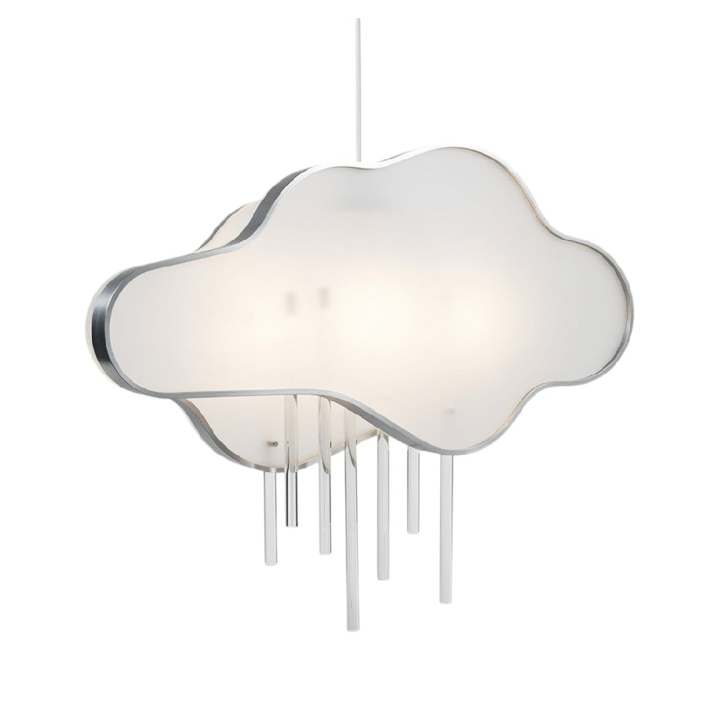 **Suspension Luminaire en Forme de Nuage avec Diffuseur Opale**