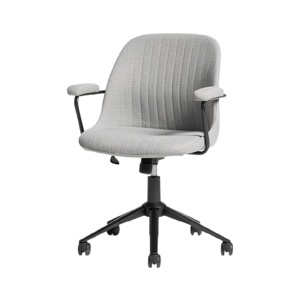 **Chaise de bureau ergonomique avec accoudoirs et roulettes**