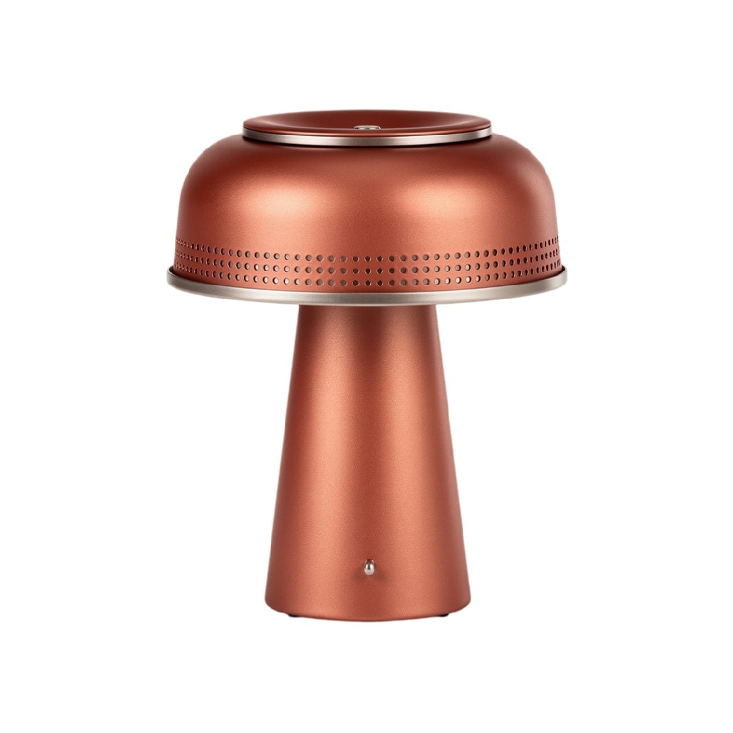 **Lampe décorative en métal cuivré avec diffuseur d'air**