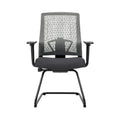 **Chaise de bureau ergonomique avec dossier en maille et assise rembourrée**